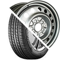 Шина с диском в сборе Prinx HH1 HiCity 185/65 R15 88H + Trebl X40915 Silver 4*100 6xR15 ET40 DIA60.1